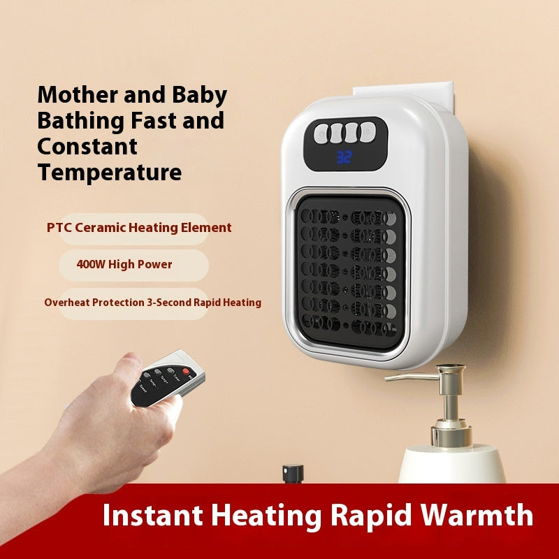 Wall Mounted Electric Heater with Remote Control - Silent Thermostat