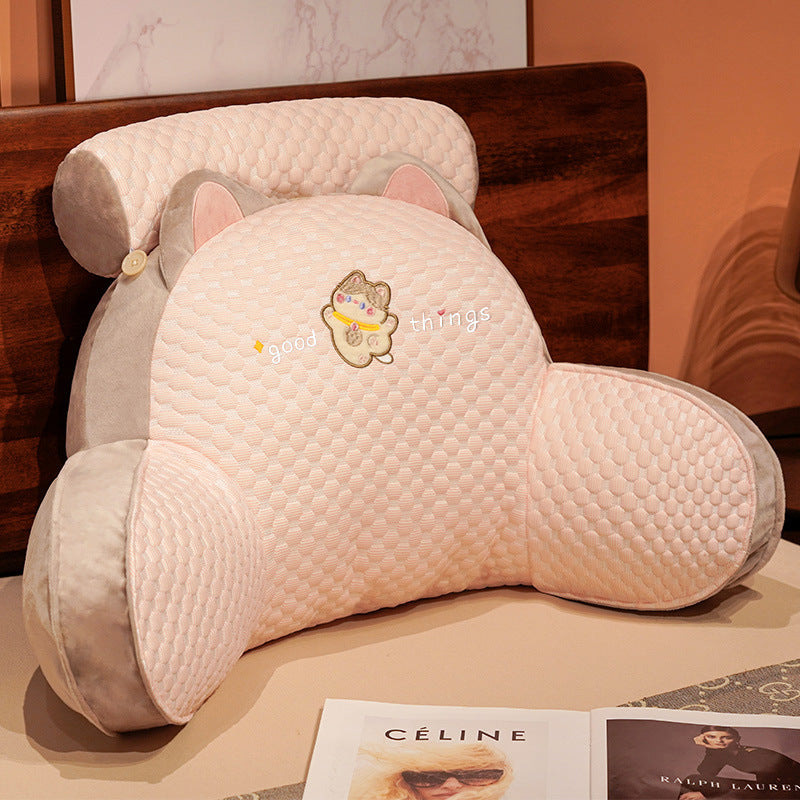Cute Reading Support Plush Pillow