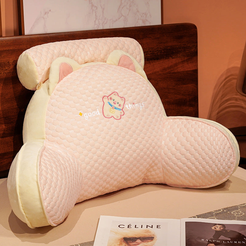 Cute Reading Support Plush Pillow
