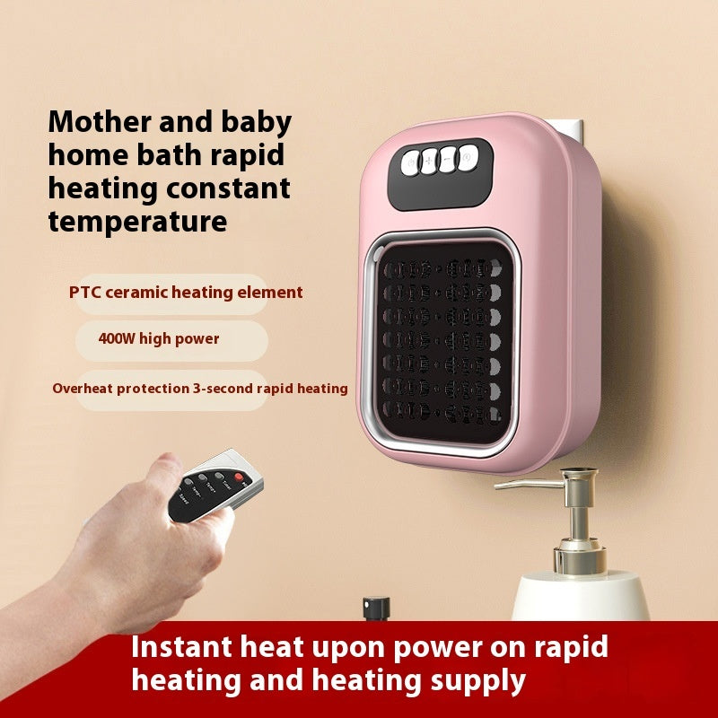 Wall Mounted Electric Heater with Remote Control - Silent Thermostat