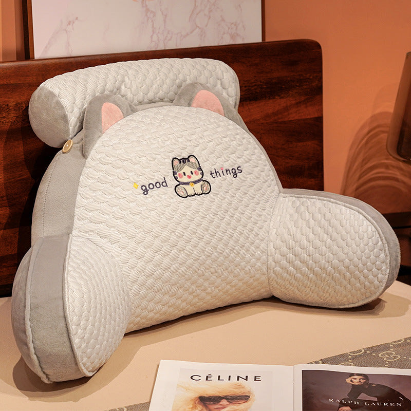 Cute Reading Support Plush Pillow