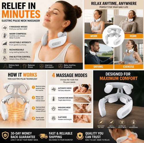 Portable Heated Neck Massager