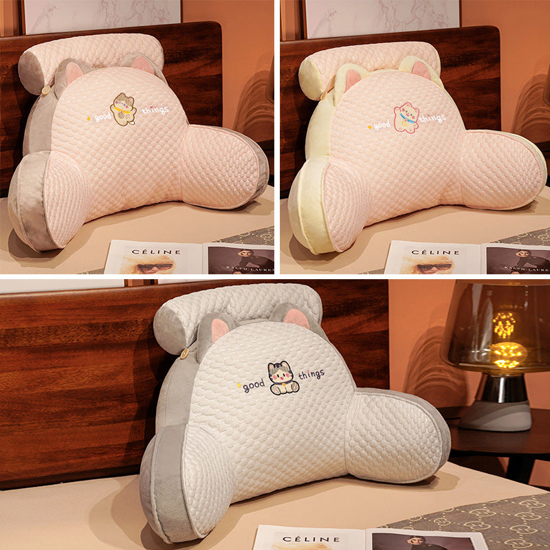 Cute Reading Support Plush Pillow