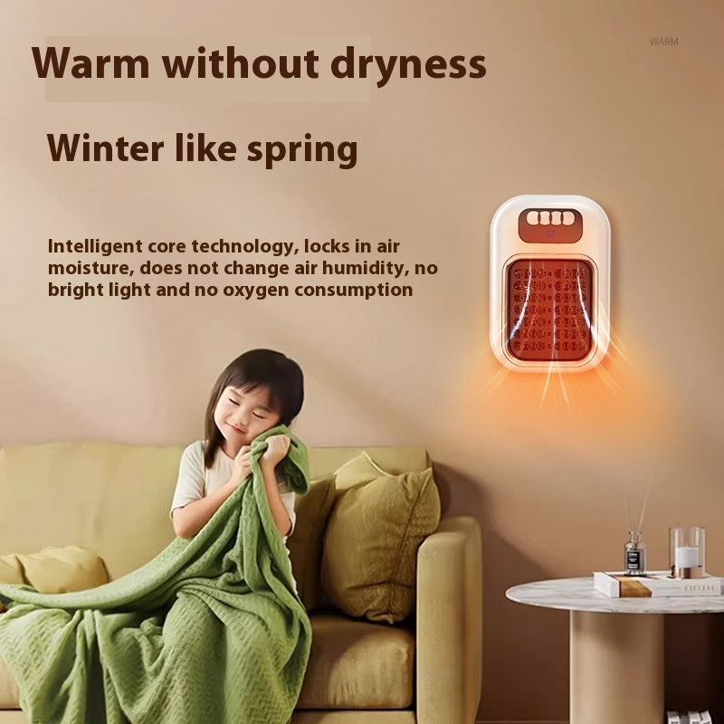 Wall Mounted Electric Heater with Remote Control - Silent Thermostat